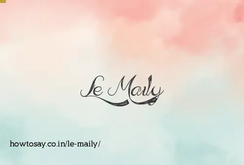 Le Maily