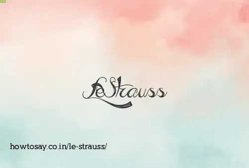 Le Strauss