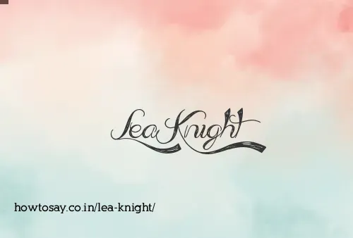 Lea Knight