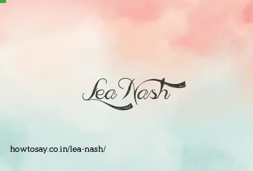Lea Nash