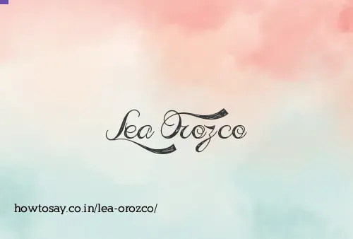 Lea Orozco
