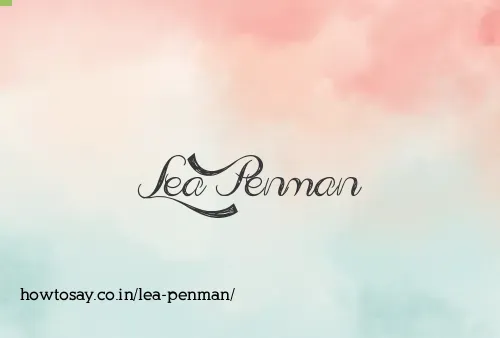 Lea Penman