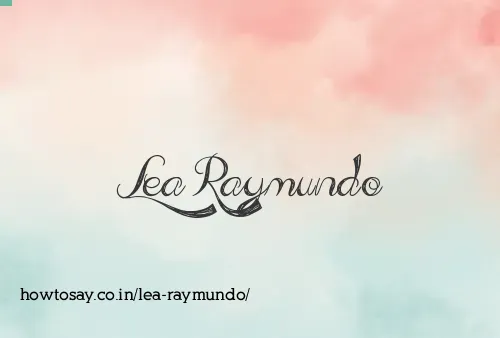 Lea Raymundo