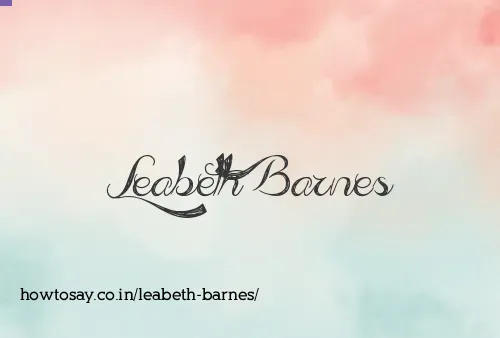 Leabeth Barnes