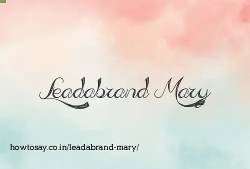 Leadabrand Mary