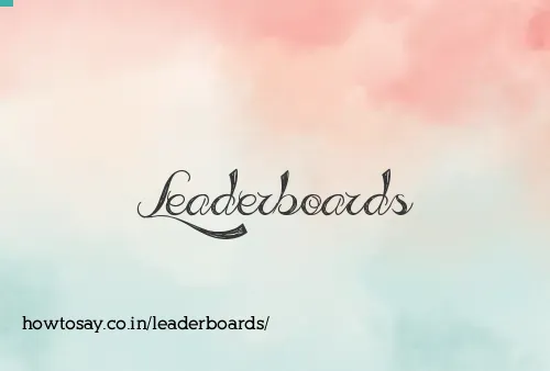 Leaderboards