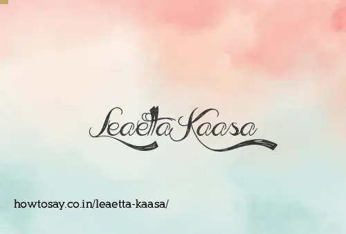 Leaetta Kaasa