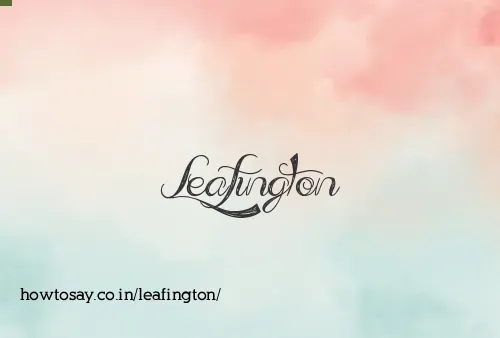 Leafington