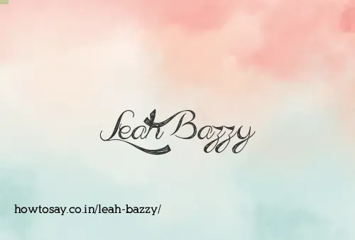 Leah Bazzy