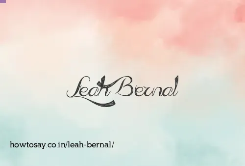 Leah Bernal