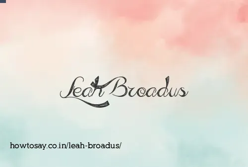 Leah Broadus