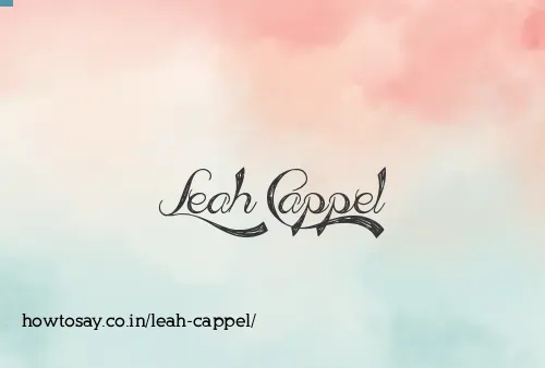 Leah Cappel
