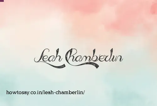 Leah Chamberlin