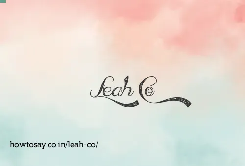 Leah Co