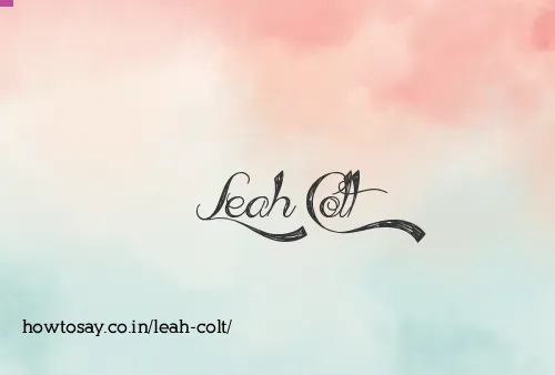 Leah Colt