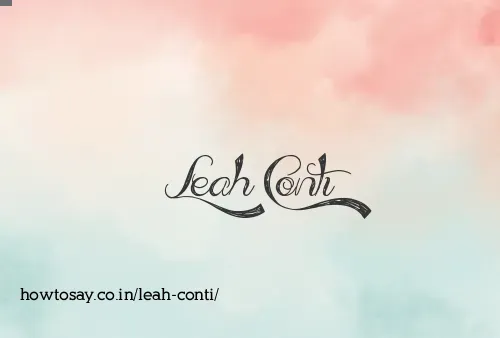 Leah Conti