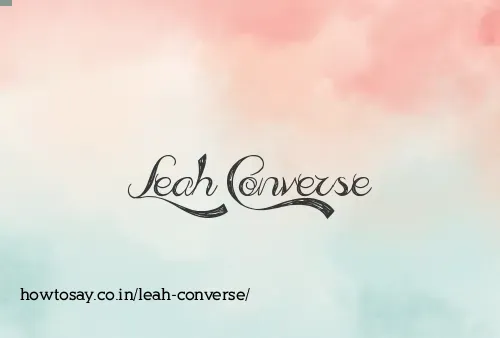 Leah Converse