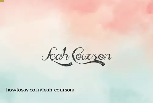 Leah Courson