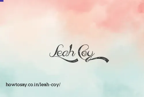 Leah Coy