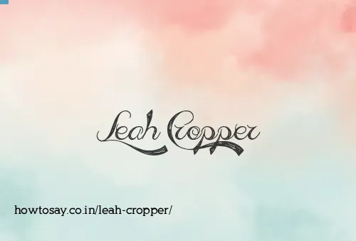 Leah Cropper