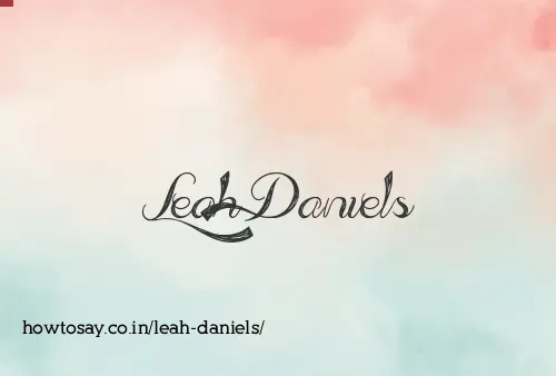 Leah Daniels