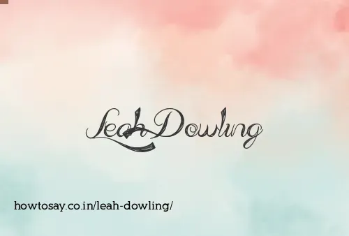 Leah Dowling