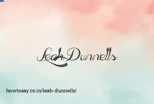 Leah Dunnells