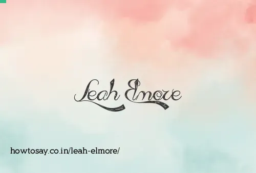 Leah Elmore
