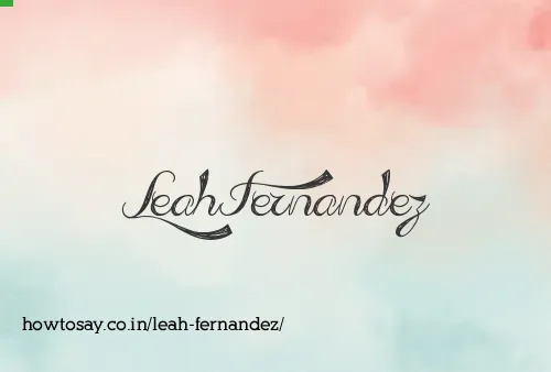 Leah Fernandez