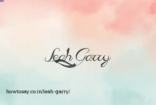 Leah Garry