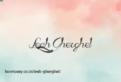 Leah Gherghel