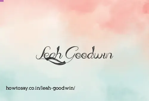 Leah Goodwin