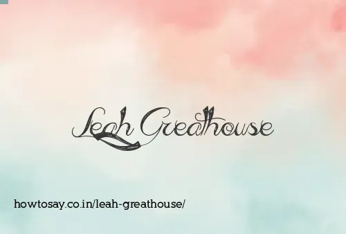 Leah Greathouse