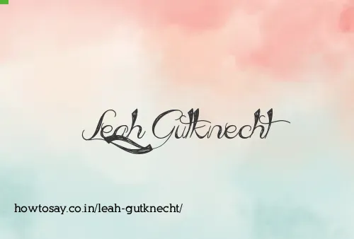 Leah Gutknecht