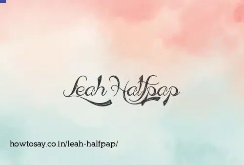 Leah Halfpap