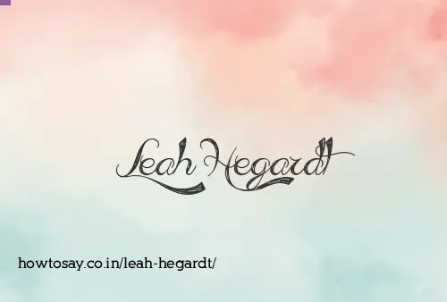 Leah Hegardt