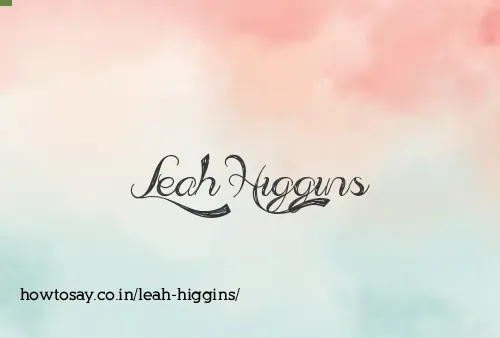 Leah Higgins