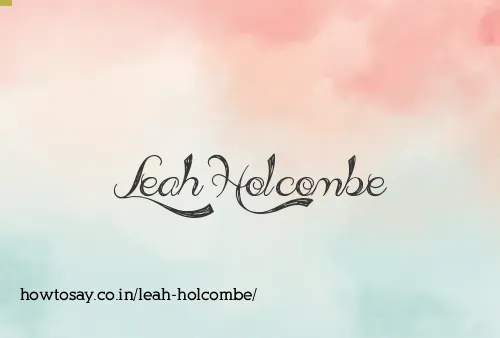 Leah Holcombe