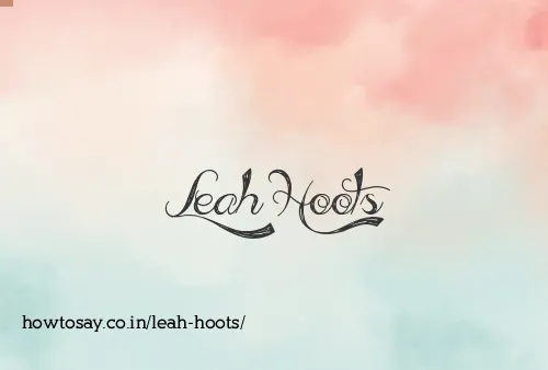 Leah Hoots