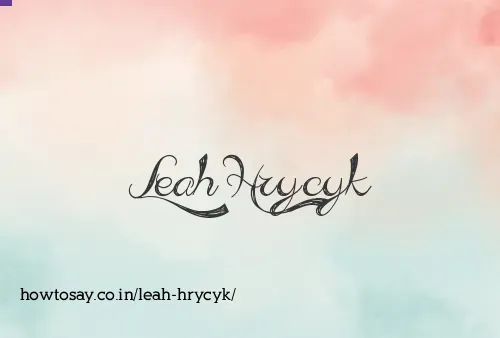 Leah Hrycyk