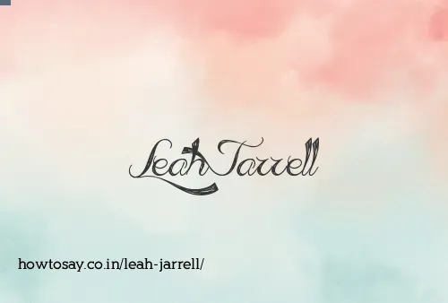 Leah Jarrell