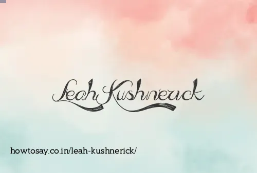 Leah Kushnerick