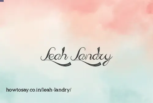 Leah Landry
