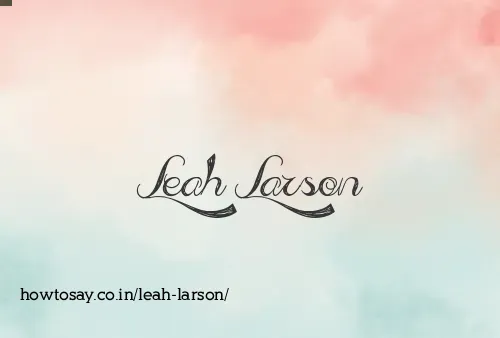 Leah Larson