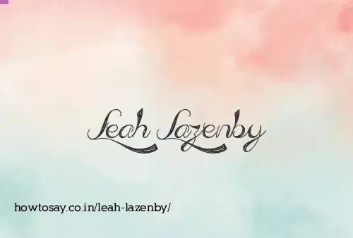 Leah Lazenby
