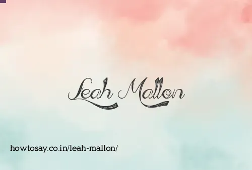 Leah Mallon