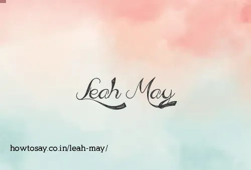 Leah May