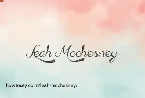 Leah Mcchesney