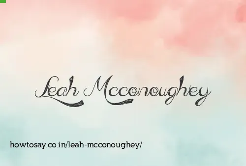 Leah Mcconoughey