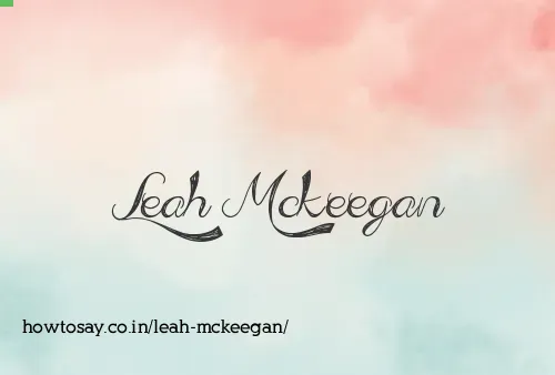 Leah Mckeegan